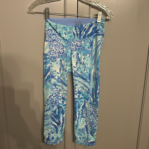 Lilly Pulitzer luxletic xs workout pants - Picture 1 of 5
